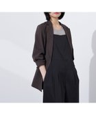 【エヌ ナチュラルビューティーベーシック/N.Natural Beauty basic】のライトテーラードダブルジャケット ブラウン1|ID: prp329100004581259 ipo3291000000032459943