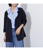 【エヌ ナチュラルビューティーベーシック/N.Natural Beauty basic】のライトテーラードダブルジャケット ネイビー|ID: prp329100004581259 ipo3291000000032459944