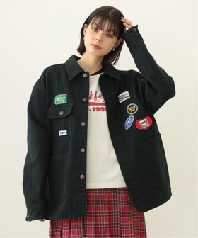 【ミルクフェド/MILKFED.】のPATCHED COVERALL JACKET MILKFED. 人気、トレンドファッション・服の通販 founy(ファニー) ファッション Fashion レディースファッション Ladies' Fashion Online アウター Coat Outerwear ジャケット Jackets ガーリー Girly リラックス Relax 無地 Plain Color |ID:prp329100004581265