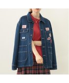【ミルクフェド/MILKFED.】のPATCHED COVERALL JACKET MILKFED. 人気、トレンドファッション・服の通販 founy(ファニー) ファッション Fashion レディースファッション Ladies' Fashion Online アウター Coat Outerwear ジャケット Jackets ガーリー Girly リラックス Relax 無地 Plain Color thumbnail LtINDIGO|ID: prp329100004581265 ipo3291000000032459988