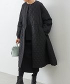 【ビアズリー/BEARDSLEY】の袖バルーンキルトコート ブラック|ID: prp329100004581273 ipo3291000000034802432