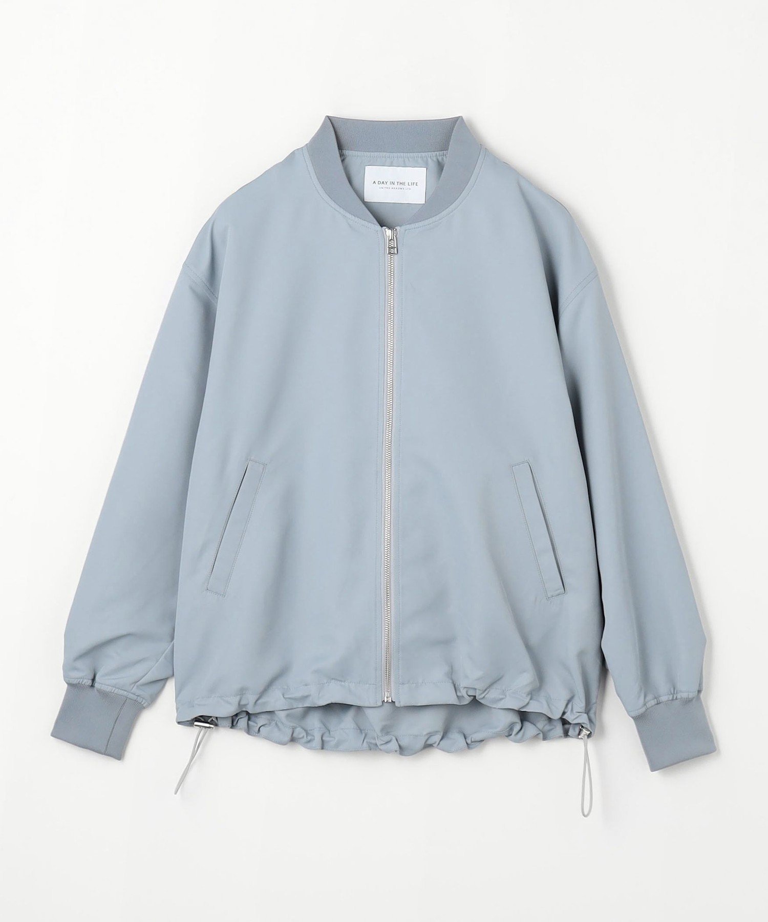 【その他のブランド/Other】のヘムコード ライトブルゾン A DAY IN THE LIFE インテリア・キッズ・メンズ・レディースファッション・服の通販 founy(ファニー) 　ファッション　Fashion　レディースファッション　Fashion for Women　アウター　Coat / Outerwear Collection　ブルゾンジャケット・スポーティアウター　Blouson Jackets　おすすめ　Recommended / Our Picks　カットソー　Cut and Sewn Top　シンプル　Simple, Minimal　デニム　Denim, Jeans Material　トレンド　Trend, Trending Now　ドローコード　Drawcord, Drawstring Cord　バランス　Balance, Style Balance　ブルゾン　Blouson, Bomber Jacket　羽織　Haori, Light Jacket　LT.BLUE|ID: prp329100004581293 ipo3291000000032749620