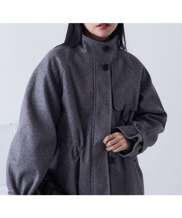 【フリークスストア/FREAK'S STORE】のウーリー ハイネックギャザーコート 24AW インテリア・キッズ・メンズ・レディースファッション・服の通販 founy(ファニー) https://founy.com/ ファッション Fashion レディースファッション Fashion for Women アウター Coat / Outerwear Collection コート・ロングコート・ピーコート Long Coats, Peacoats & More 2024年 2024 2024-2025秋冬・A/W Autumn/Winter 2024–25 AW24–25 冬 Winter / This Winter ギャザー Gathered, Ruffled ジップ Zip, Zipper スタンド Stand Collar, Upright Stand ハイネック High Neck, Mock Neck フラップ Flap, Flap Pocket フロント Front, Front Design ミドル Middle Length, Mid Height A/W・秋冬 Autumn/Winter 軽量 Lightweight, Ultra Light |ID: prp329100004581299 ipo3291000000033496930