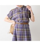 【ニューヨーカー/NEWYORKER】のリネン混マドラスチェック ドルマンスリーブブラウス 人気、トレンドファッション・服の通販 founy(ファニー) ファッション Fashion レディースファッション Fashion for Women トップス・カットソー Cut & Sew Tops シャツ・ブラウス・オフィスカジュアル Elegant Blouses & Button-Ups 春 Spring セットアップ Set-Up, Coordinated Outfit チェック Check, Plaid, Tartan 半袖 Short Sleeve, Half Sleeve リネン Linen, Linen Fabric S/S・春夏 SS, Spring/Summer, Warm Season おすすめ Recommended / Our Picks 夏 Summer thumbnail ブルー|ID: prp329100004581401 ipo3291000000032736828