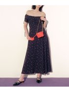 【ファーファー/FURFUR】の【WEB限定カラー】チェリー柄プリントワンピース 人気、トレンドファッション・服の通販 founy(ファニー) ファッション Fashion レディースファッション Ladies' Fashion Online ワンピース Dress ギャザー Gather シャーリング Shirring チェリー Cherry フィット Fit フレア Flare プリント Print thumbnail BLK[009]|ID: prp329100004581424 ipo3291000000032607750
