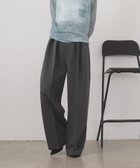 【リアン/Lian】のツータックワイドパンツ 人気、トレンドファッション・服の通販 founy(ファニー) ファッション Fashion レディースファッション Fashion for Women パンツ Pants & Trousers thumbnail チャコールグレー|ID: prp329100004581459 ipo3291000000032711843