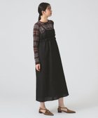 【ビームス ウイメン/BEAMS】の【6/12新規値下げ】フクレ ジャカード フリル キャミ ワンピース BLACK|ID: prp329100004581486 ipo3291000000032462491