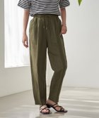 【コーエン/COEN】の接触冷感リネンレーヨンテーパードパンツ(WEB限定サイズ) 人気、トレンドファッション・服の通販 founy(ファニー) ファッション Fashion レディースファッション Ladies' Fashion Online パンツ Pants センター Center ドローストリング Drawstring フィット Fit ボトム Bottom ワイド Wide おすすめ Recommend 夏 Summer エレガント 上品 Elegant thumbnail OLIVE|ID: prp329100004581519 ipo3291000000032628954