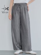 【コカ/COCA】のシャイニーウェーブプリーツパンツ Charcoal|ID: prp329100004581523 ipo3291000000032664420