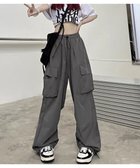 【ミニミニストア/miniministore】のカーゴパンツ ジョガーパンツ レディース 人気、トレンドファッション・服の通販 founy(ファニー) ファッション Fashion レディースファッション Fashion for Women パンツ Pants & Trousers 春 Spring カーゴパンツ Cargo Pants, Utility Pants クロップド Cropped, Short Length スポーツ Sports, Activewear トレンド Trend, Trending Now ドローストリング Drawstring, Pull Cord フェミニン Feminine, Girly フラップ Flap, Flap Pocket ポケット Pocket, Pocket Detail ミリタリー Military, Army Style ラベンダー Lavender ロング Long, Long-Length S/S・春夏 SS, Spring/Summer, Warm Season 夏 Summer thumbnail ダークグレー|ID: prp329100004581533 ipo3291000000033143273