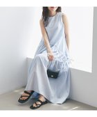 【ラブティックボンボン/La boutique BonBon】の【最強愛されワンピ】アシンメトリーリボンリネンミックスワンピース 人気、トレンドファッション・服の通販 founy(ファニー) ファッション Fashion レディースファッション Fashion for Women ワンピース Dresses アシンメトリー Asymmetrical Style ティアード Tiered, Tiered Style ティアードワンピース Tiered Dress, Flared Dress デコルテ Décolleté, Neckline ドレープ Drape, Draping Fabric ノースリーブ Sleeveless, No-Sleeve ポケット Pocket, Pocket Detail モチーフ Motif, Design Theme リボン Ribbon, Bow リラックス Relax, Relaxed Fit ワンポイント One Point, Statement Accent 夏 Summer thumbnail サックスブルー|ID: prp329100004581534 ipo3291000000033051766
