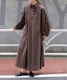 【アウトドアプロダクツ ユージュアルシングス/OUTDOOR PRODUCTS Usual Things】のストライプボリュームスリーブシャツワンピース 人気、トレンドファッション・服の通販 founy(ファニー) ファッション Fashion レディースファッション Fashion for Women ワンピース Dresses シャツワンピース / 1枚で着映えコーデ Shirt Dresses スリーブ Sleeve, Long Sleeve / Short Sleeve デニム Denim, Jeans Material フィット Fit, Slim Fit エレガント 上品 Elegant 長袖 Long Sleeve, Full Sleeve |ID:prp329100004581558