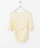 【ケービーエフ/KBF / URBAN RESEARCH】のハーフスリーブドレープレースTEE 人気、トレンドファッション・服の通販 founy(ファニー) ファッション Fashion レディースファッション Fashion for Women 2025年 2025 2025春夏・S/S Spring/Summer 2025 SS25 インナー Innerwear キャミワンピース Cami Dress, Slip Dress シャーリング Shirring, Ruched スリーブ Sleeve, Long Sleeve / Short Sleeve ハーフ Half, Half-Length バランス Balance, Style Balance フィット Fit, Slim Fit ベスト Vest, Waistcoat レース Lace, Lace Fabric 夏 Summer S/S・春夏 SS, Spring/Summer, Warm Season thumbnail IVORY|ID: prp329100004581563 ipo3291000000033412382