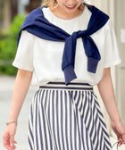 【ノーリーズ/NOLLEY'S】のオトナサテン半袖Tブラウス ホワイト|ID: prp329100004581611 ipo3291000000033561386
