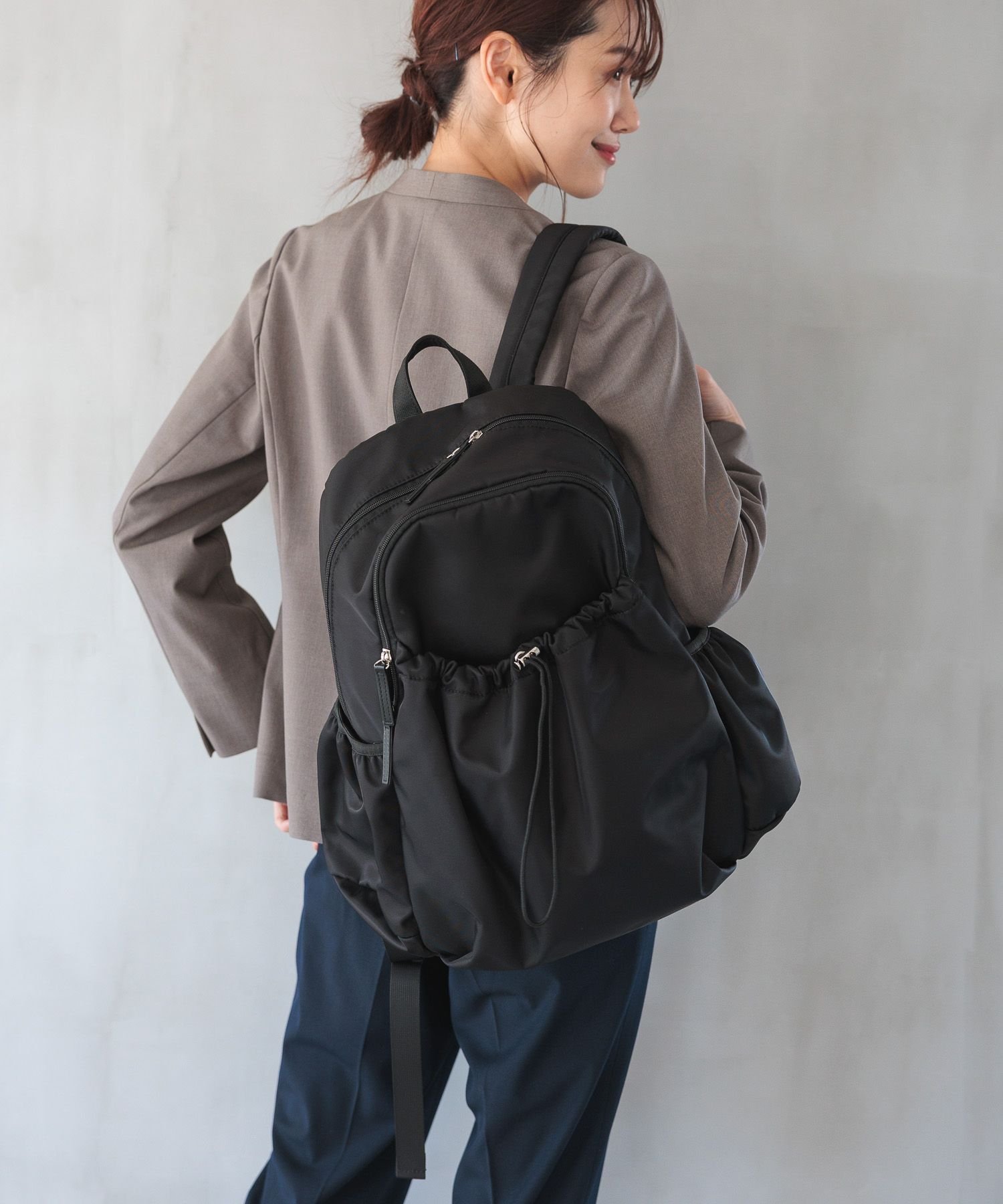 【グローバルワーク/GLOBAL WORK】の撥水軽量ドロスト8ポケリュック/990307 人気、トレンドファッション・服の通販 founy(ファニー) 　ファッション　Fashion　レディースファッション　Fashion for Women　スーツケース キャリーケース　Suitcase / Carry Case　トレンド　Trend, Trending Now　ポケット　Pocket, Pocket Detail　リュック　Backpack, Rucksack　旅行　Travel　軽量　Lightweight, Ultra Light　 other-1|ID: prp329100004581632 ipo3291000000032725146