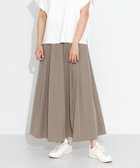【サニーレーベル/Sonny Label / URBAN RESEARCH】の『吸水速乾・接触冷感』Breeze Fit タックフレアスカート グレージュ|ID: prp329100004581671 ipo3291000000032622703