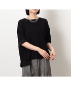 【コムサイズム/COMME CA ISM】の【接触冷感・抗菌防臭】アシンメトリーTシャツ ブラック|ID: prp329100004581674 ipo3291000000032739219