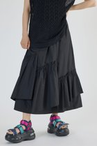 【ロデオクラウンズワイドボウル/RODEO CROWNS WIDE BOWL】のアシンメトリーギャザースカート 人気、トレンドファッション・服の通販 founy(ファニー) ファッション Fashion レディースファッション Fashion for Women スカート Skirts おすすめ Recommended / Our Picks アシンメトリー Asymmetrical Style ギャザー Gathered, Ruffled スニーカー Sneakers, Trainers ダウン Down, Puffer デニム Denim, Jeans Material フリル Frill, Ruffle ミリタリー Military, Army Style ロング Long, Long-Length 楽ちん Easy Fit, Comfortable thumbnail BLK|ID: prp329100004581911 ipo3291000000033220479