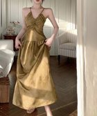 【ミニミニストア/miniministore】のセクシーキャミワンピース ホルターネック ライトブラウン|ID: prp329100004581932 ipo3291000000032467076