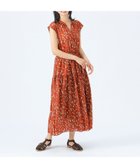 【ビームス ハート/BEAMS HEART】のスキッパー ティアード ワンピース 人気、トレンドファッション・服の通販 founy(ファニー) ファッション Fashion レディースファッション Ladies' Fashion Online ワンピース Dress エレガント 上品 Elegant ギャザー Gather サンダル Sandals ジョーゼット Georgette スキッパー Skipper スリーブ Sleeve ティアード Tiered フレンチ French リラックス Relax thumbnail PATTERN BROWN|ID: prp329100004581936 ipo3291000000032642607