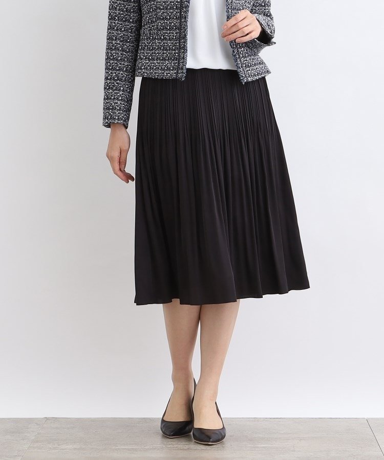 【インディヴィ/INDIVI】の【セレモニー/サテン素材】ボックスプリーツスカート 人気、トレンドファッション・服の通販 founy(ファニー) 　ファッション　Fashion　レディースファッション　Ladies' Fashion Online　スカート　Skirt　プリーツスカート　Pleated Skirts　エレガント 上品　Elegant　サテン　Satin　セレモニー　Ceremony　バランス　Balance　プリーツ　Pleats　 other-1|ID: prp329100004581978 ipo3291000000032606564