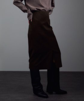 【サロン アダム エ ロペ/SALON adam et rope'】 Ultrasuedeスエードスカート セットアップ対応人気、トレンドファッション・服の通販 founy(ファニー) ファッション Fashion レディースファッション WOMEN セットアップ Setup スカート Skirt インナー Inner カットソー Cut And Sew サンダル Sandals シンプル Simple スウェード Suede スエード Suede スニーカー Sneakers スリット Slit セットアップ Set Up タイツ Tights フリンジ Fringe フロント Front ポケット Pocket ラグジュアリー Luxury A/W・秋冬 Aw・Autumn/Winter・Fw・Fall-Winter おすすめ Recommend エレガント 上品 Elegant |ID:prp329100004582005