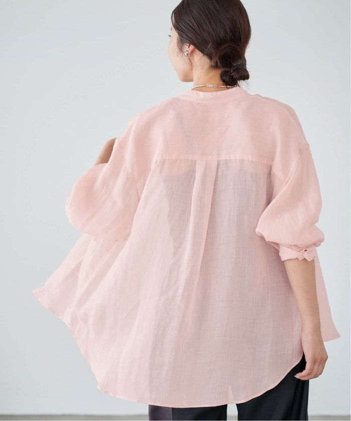 【イエナ/IENA】の《追加》ラミーバンドカラーシャツ インテリア・キッズ・メンズ・レディースファッション・服の通販 founy(ファニー) https://founy.com/ ファッション Fashion レディースファッション Ladies' Fashion Online トップス・カットソー Tops/Tshirt シャツ/ブラウス Shirts/Blouses 2025年 2025 2025春夏・S/S Ss,Spring/Summer,2025 |ID: prp329100004582030 ipo3291000000032584894