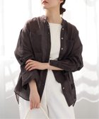 【イエナ/IENA】の《追加》ラミーバンドカラーシャツ ブラウン|ID: prp329100004582030 ipo3291000000032584897