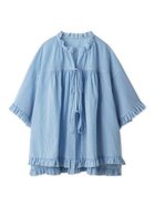 【スナイデル/SNIDEL】のボリュームフリルブラウス 人気、トレンドファッション・服の通販 founy(ファニー) ファッション Fashion レディースファッション WOMEN トップス・カットソー Tops/Tshirt シャツ/ブラウス Shirts/Blouses おすすめ Recommend ウェーブ Wave エアリー Airy ギャザー Gather シアー Sheer シンプル Simple ストライプ Stripe フリル Frills フロント Front リボン Ribbon 無地 Plain Color thumbnail BLU[086]|ID: prp329100004582037 ipo3291000000032468067