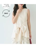 【コカ/COCA】の2wayリボントップス Ivory|ID: prp329100004582039 ipo3291000000032791805