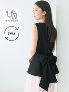 【コカ/COCA】の2wayリボントップス Black|ID: prp329100004582039 ipo3291000000032791810