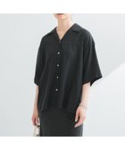 【アーバンリサーチ/URBAN RESEARCH】の『接触冷感』キュプラオープンカラーシャツ BLACK|ID: prp329100004582047 ipo3291000000032645924