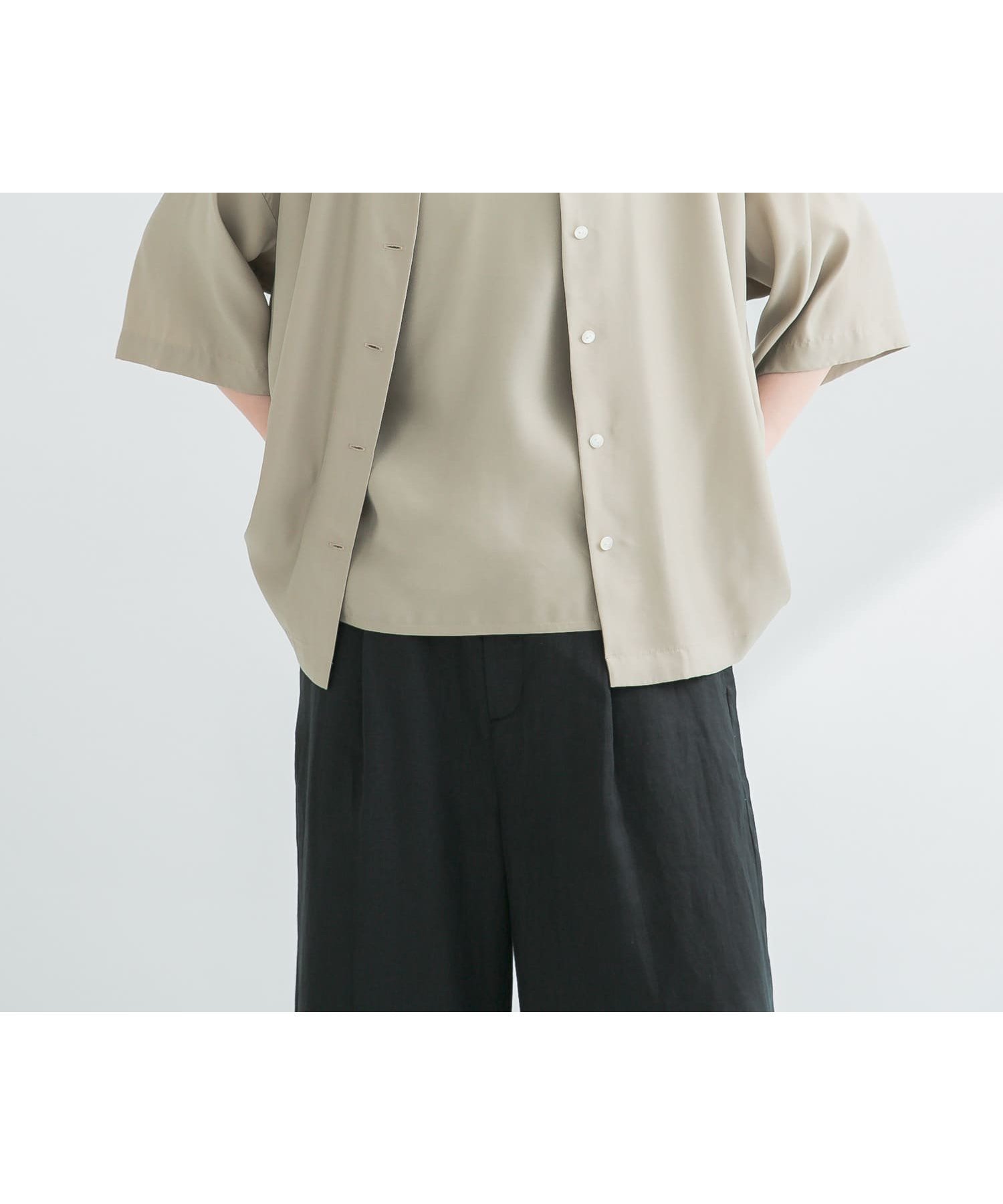 【アーバンリサーチ/URBAN RESEARCH】の『接触冷感』キュプラオープンカラーシャツ インテリア・キッズ・メンズ・レディースファッション・服の通販 founy(ファニー) 　ファッション　Fashion　レディースファッション　Ladies' Fashion Online　トップス・カットソー　Tops/Tshirt　シャツ/ブラウス　Shirts/Blouses　2025年　2025　2025春夏・S/S　Ss,Spring/Summer,2025　おすすめ　Recommend　キュプラ　Cupra　セットアップ　Set Up　夏　Summer　S/S・春夏　Ss・Spring/Summer　秋　Autumn/Fall　GREGE|ID: prp329100004582047 ipo3291000000032645927