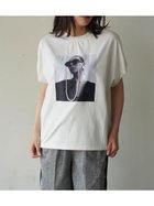 【ラシュッド/LASUD】のフォトプリントパールTシャツ ホワイト|ID: prp329100004582052 ipo3291000000032742489