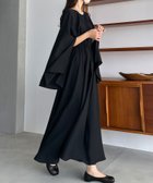 【ジュノア/JUNOAH】のスリットスリーブフレアワンピース ブラック|ID: prp329100004582053 ipo3291000000032651123
