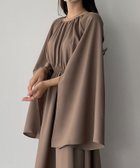 【ジュノア/JUNOAH】のスリットスリーブフレアワンピース モカ|ID: prp329100004582053 ipo3291000000032651131