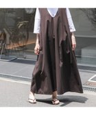 【アーバンリサーチ ドアーズ/URBAN RESEARCH DOORS】のFORK SPOON テントラインUネックワンピース BROWN|ID: prp329100004582089 ipo3291000000032639430