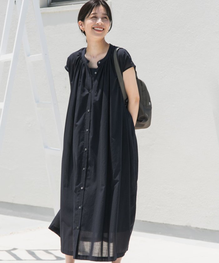 【アーバンリサーチ ドアーズ/URBAN RESEARCH DOORS】のコットンボイルギャザーフレンチワンピース インテリア・キッズ・メンズ・レディースファッション・服の通販 founy(ファニー) https://founy.com/ ファッション Fashion レディースファッション Fashion for Women ワンピース Dresses インナー Innerwear ウェーブ Wavy Pattern キャミソール Camisole, Spaghetti Strap Top ギャザー Gathered, Ruffled スリーブ Sleeve, Long Sleeve / Short Sleeve 人気 Popular, Best Seller フレンチ French, French Style ペチコート Petticoat, Underskirt 羽織 Haori, Light Jacket 冬 Winter / This Winter S/S・春夏 SS, Spring/Summer, Warm Season 夏 Summer 2025年 2025 2025春夏・S/S Spring/Summer 2025 SS25 |ID: prp329100004582094 ipo3291000000033014067