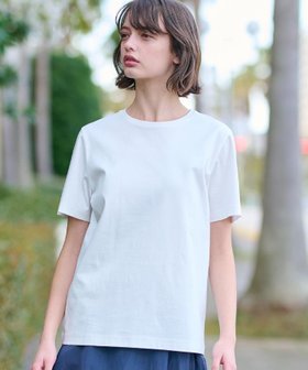 【ドレステリア/DRESSTERIOR】の【接触冷感/抗菌防臭/消臭】アイスクリアコットンTシャツ 人気、トレンドファッション・服の通販 founy(ファニー) ファッション Fashion レディースファッション Ladies' Fashion Online トップス・カットソー Tops/Tshirt シャツ/ブラウス Shirts/Blouses ロング / Tシャツ T-Shirts インナー Inner コンパクト Compact 抗菌 Antibacterial シルケット Mercerization ジャケット Jacket デニム Denim ドレス Dress 定番 Standard プリント Print ベーシック Basic ボトム Bottom 夏 Summer |ID:prp329100004582104