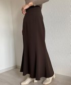 【ジュノア/JUNOAH】のcallautia マーメイドスカート ブラウン|ID: prp329100004582179 ipo3291000000032679825
