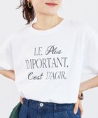 【ルクールブラン/le.coeur blanc】の《手洗い可能》Le plusロゴTシャツ 人気、トレンドファッション・服の通販 founy(ファニー) ファッション Fashion レディースファッション Fashion for Women トップス・カットソー Cut & Sew Tops シャツ・ブラウス・オフィスカジュアル Elegant Blouses & Button-Ups ロングTシャツ・Tシャツ Longline T-Shirts & Tees おすすめ Recommended / Our Picks ストレート Straight, Straight Cut スリット Slit, Slit Detail フランス France, French 定番 Standard, Basic Item thumbnail オフ|ID: prp329100004582200 ipo3291000000033271440