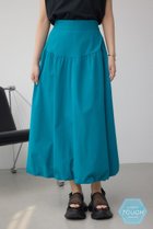 【アズール バイ マウジー/AZUL by moussy】の【堀田茜さん着用アイテム】C/T撥水バルーンギャザースカート BLU|ID: prp329100004582208 ipo3291000000032712275