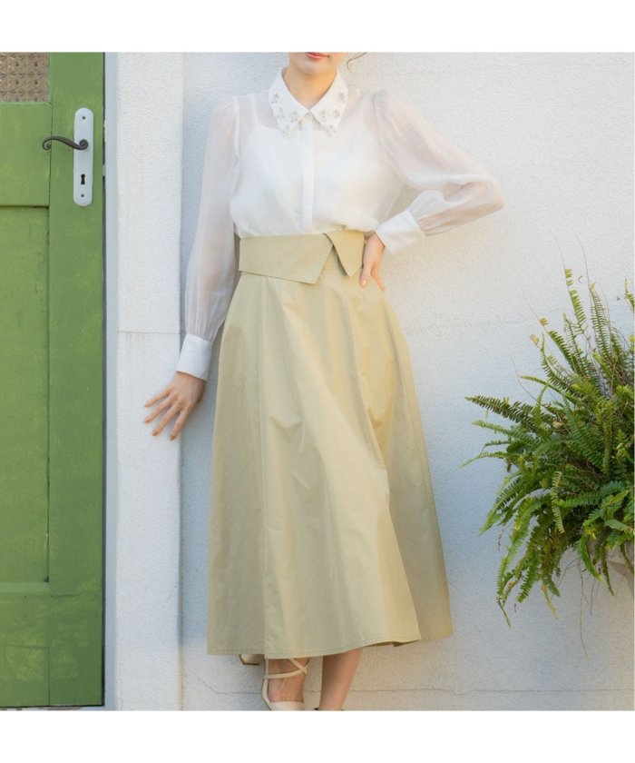【ノエラ/Noela】のハイウエストスカート インテリア・キッズ・メンズ・レディースファッション・服の通販 founy(ファニー) https://founy.com/ ファッション Fashion レディースファッション Ladies' Fashion Online スカート Skirt タフタ Taffeta トレンド Trend フレア Flare ポケット Pocket |ID: prp329100004582234 ipo3291000000032640756