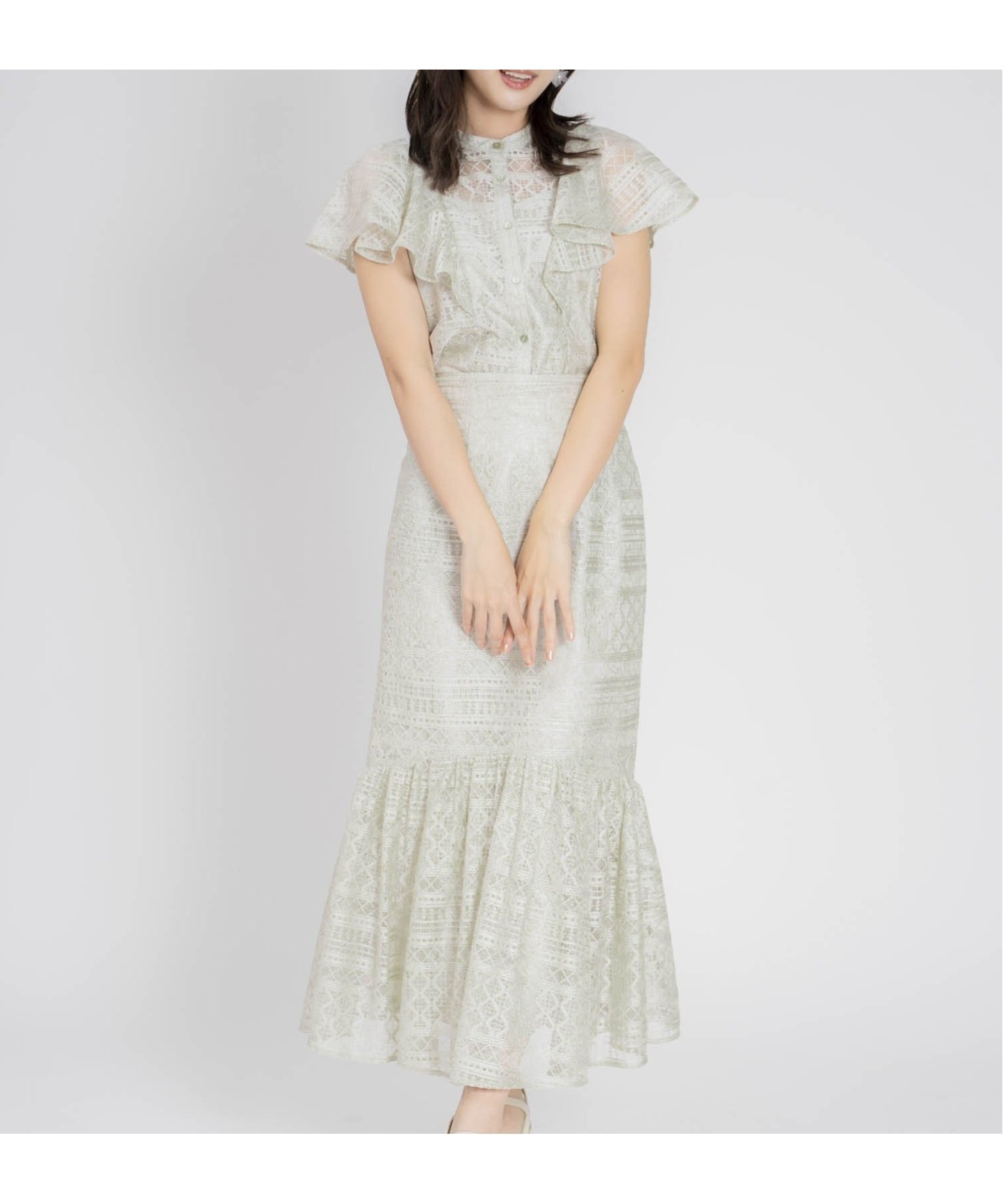 【ノエラ/Noela】のラメレーススカート インテリア・キッズ・メンズ・レディースファッション・服の通販 founy(ファニー) 　ファッション　Fashion　レディースファッション　Ladies' Fashion Online　スカート　Skirt　オリエンタル　Oriental　バランス　Balance　フィット　Fit　フェミニン　Feminine　ポケット　Pocket　レース　Race　切替　Switching　ライトグリーン|ID: prp329100004582235 ipo3291000000032669110