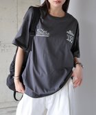 【アンドミー/andme】の企業ロゴ プリント 半袖 Tシャツ ANME アンメ チャコールグレー|ID: prp329100004582243 ipo3291000000033835835