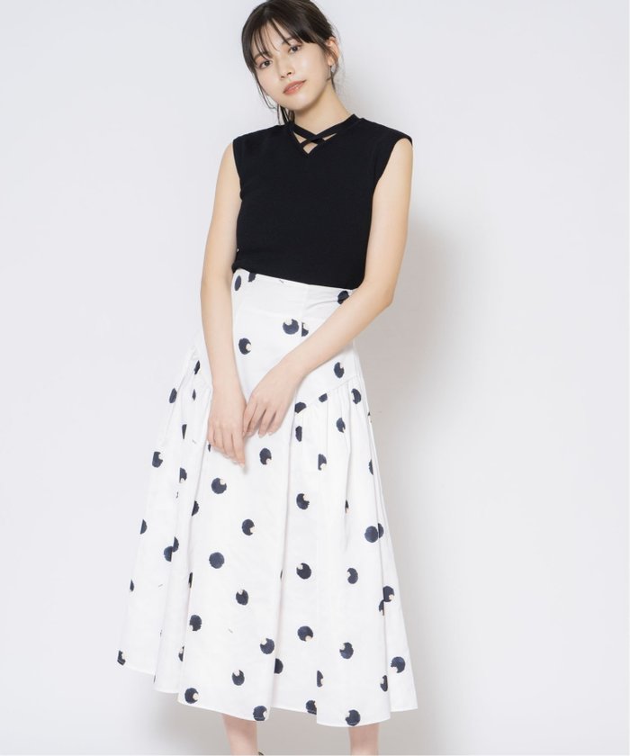 【ノエラ/Noela】のぼかしドット柄スカート インテリア・キッズ・メンズ・レディースファッション・服の通販 founy(ファニー) https://founy.com/ ファッション Fashion レディースファッション Ladies' Fashion Online スカート Skirt タフタ Taffeta ドット Dot フレア Flare ポケット Pocket |ID: prp329100004582245 ipo3291000000032596483