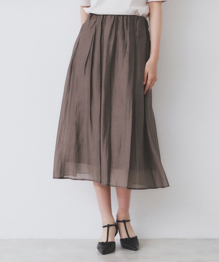 【インデックス/INDEX】のシアーギャザーフレアスカート【洗濯機洗い可】 人気、トレンドファッション・服の通販 founy(ファニー) 　ファッション　Fashion　レディースファッション　Fashion for Women　スカート　Skirts　Aライン・フレアスカート　A-Line & Flared Skirts　おすすめ　Recommended / Our Picks　エレガント 上品　Elegant　ギャザー　Gathered, Ruffled　シンプル　Simple, Minimal　フレア　Flare, Flared　ポケット　Pocket, Pocket Detail　リラックス　Relax, Relaxed Fit　夏　Summer　春　Spring　洗える　Machine Washable　 other-1|ID: prp329100004582299 ipo3291000000032737308
