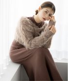 【ノエラ/Noela】のシャギーボレロニットワンピセット チャ|ID: prp329100004582316 ipo3291000000032590089
