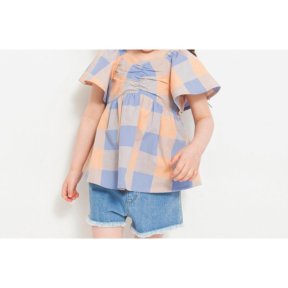 【ブランシェス/branshes / KIDS】の【おそろい】ブロックチェックチュニック インテリア・キッズ・メンズ・レディースファッション・服の通販 founy(ファニー) 　ファッション　Fashion　キッズファッション　KIDS Children’s Clothing　おすすめ　Recommend　ギャザー　Gather　ショート　Short　チェック　Check　チュニック　Tunic　ブロック　Block　ベビー　Baby　人気　Popularity　半袖　Short Sleeve　旅行　Travel　ピンク|ID: prp329100004582321 ipo3291000000032625338