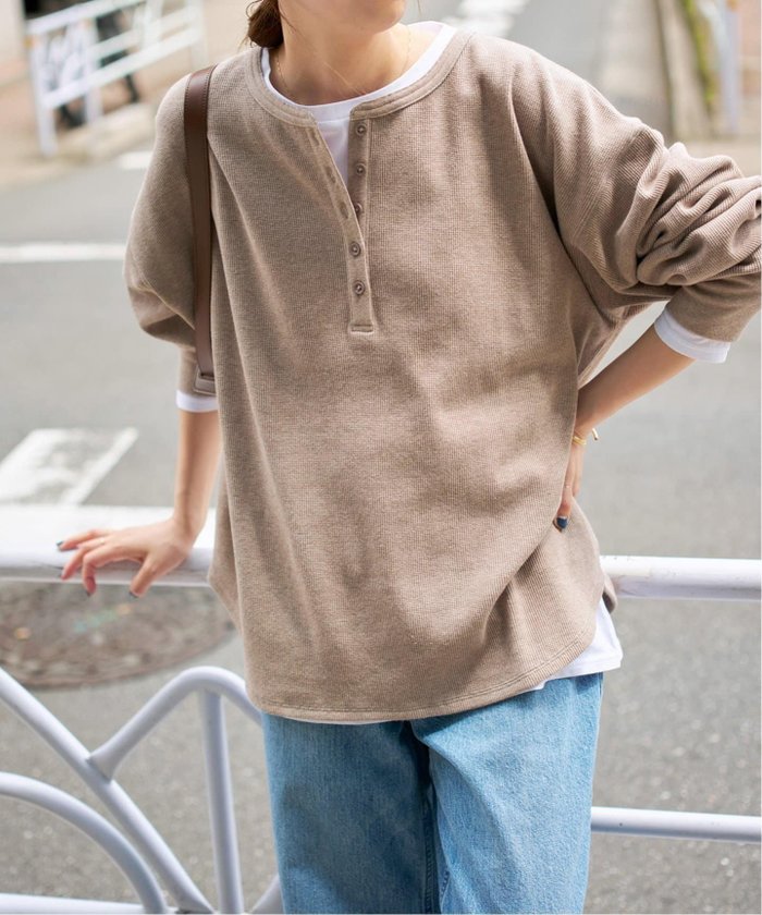 【スピック&スパン/Spick & Span】の《WEB限定追加 》2枚SETヘンリーネックプルオーバー インテリア・キッズ・メンズ・レディースファッション・服の通販 founy(ファニー) https://founy.com/ ファッション Fashion レディースファッション Fashion for Women トップス・カットソー Cut & Sew Tops カジュアルプルオーバー・ニットトップス Pullovers & Knit Tops / Casual Pullovers サーマル Thermal, Waffle Knit シンプル Simple, Minimal バランス Balance, Style Balance フィット Fit, Slim Fit リラックス Relax, Relaxed Fit 人気 Popular, Best Seller |ID: prp329100004582333 ipo3291000000032753923